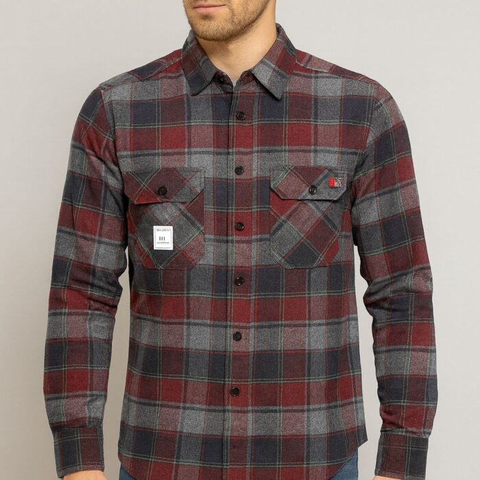 Men Regular Fit Spread Collar Casual Shirts