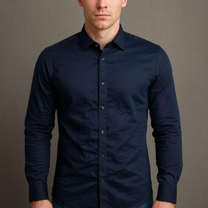Men Regular Fit Striped Button Down Collar Casual Shirts