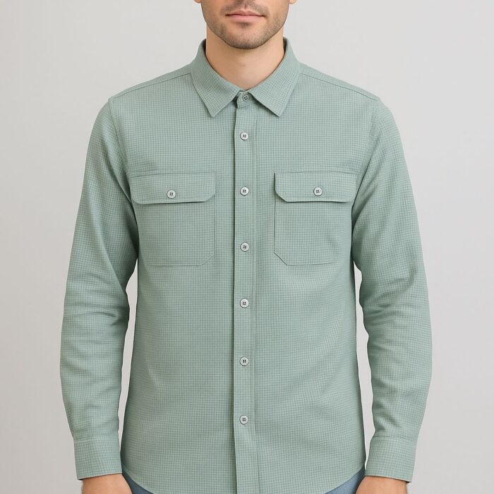 Men Regular Fit Striped Button Down Collar Casual Shirts